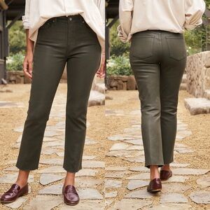 NEW Frank & Eileen Cork Everyday Waxed Denim Olive 26